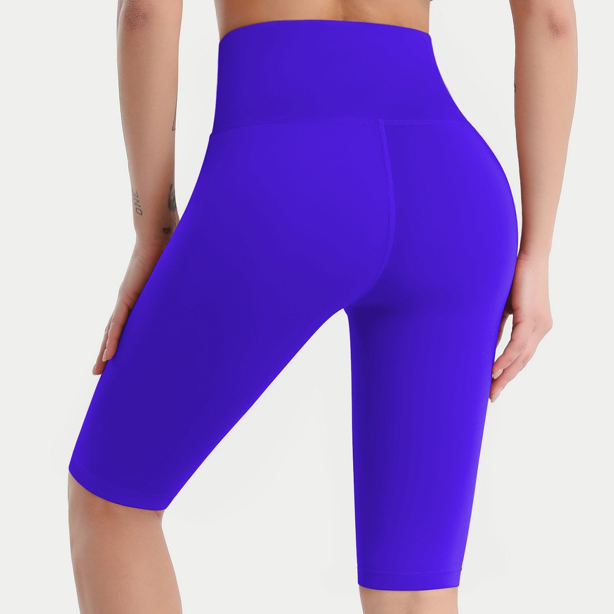 Women's High-Waist Yoga Pants with Hip Lift - Double-Sided Brushed Nylon, Compre